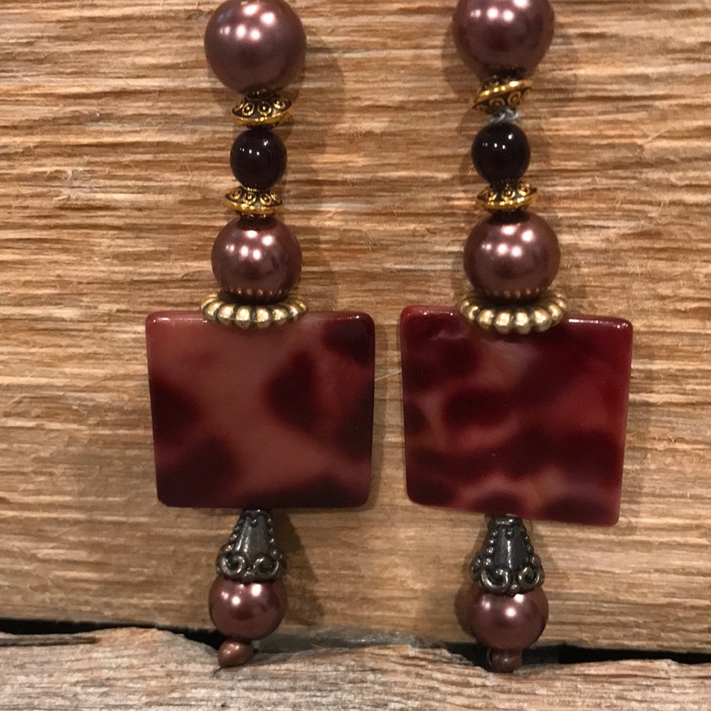 One of a kind earrings hand crafted